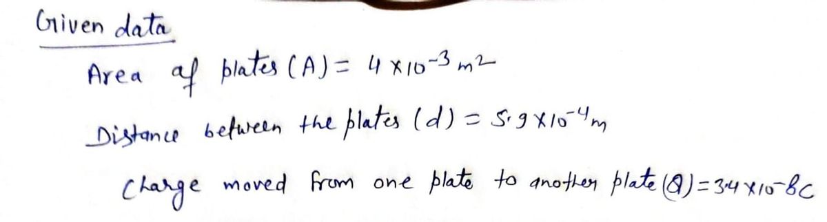 Physics homework question answer, step 1, image 1